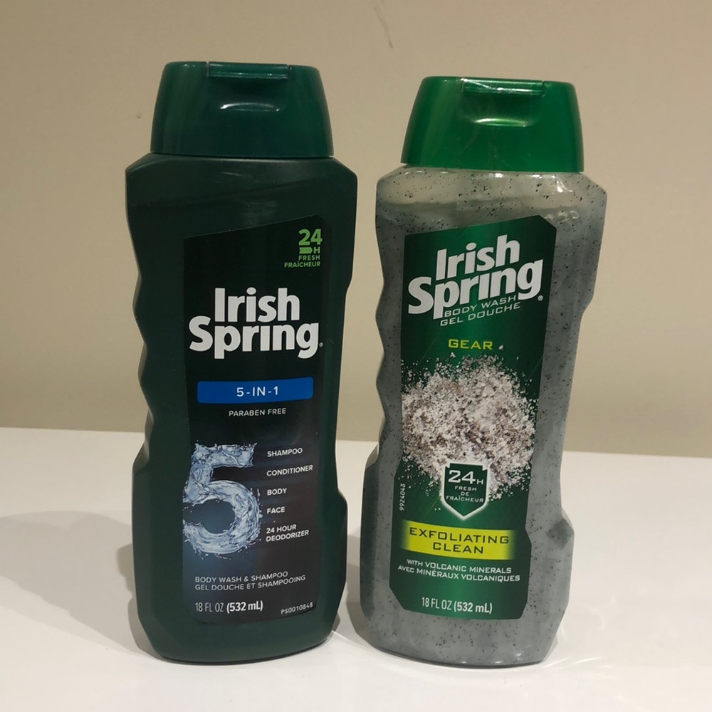 IRISH SPRING BODY WASH AND 5-IN-1